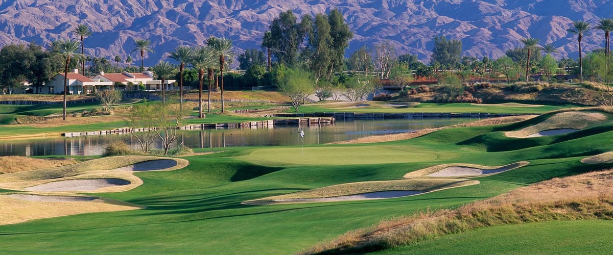 PGA WEST Pete Dye Dunes Course golf course view